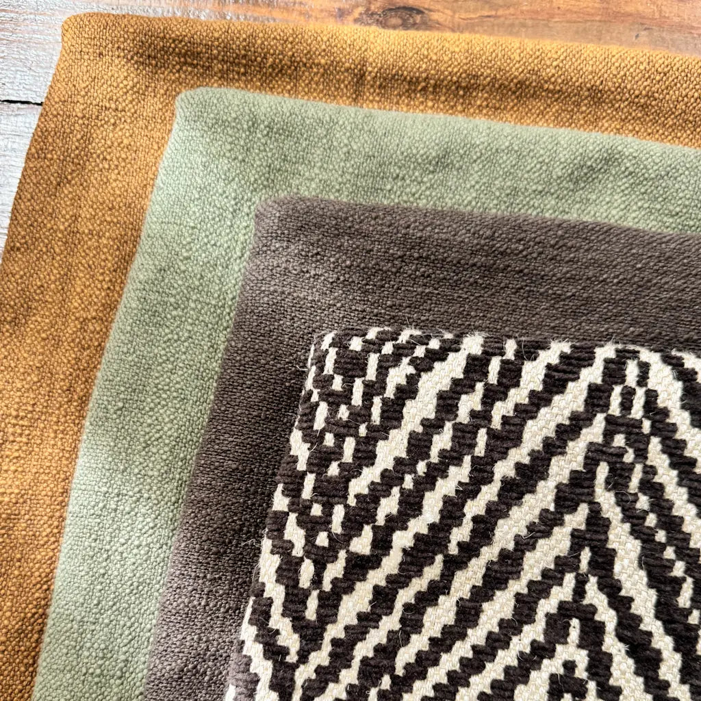 Grove Textured Cushion Cover – Cognac