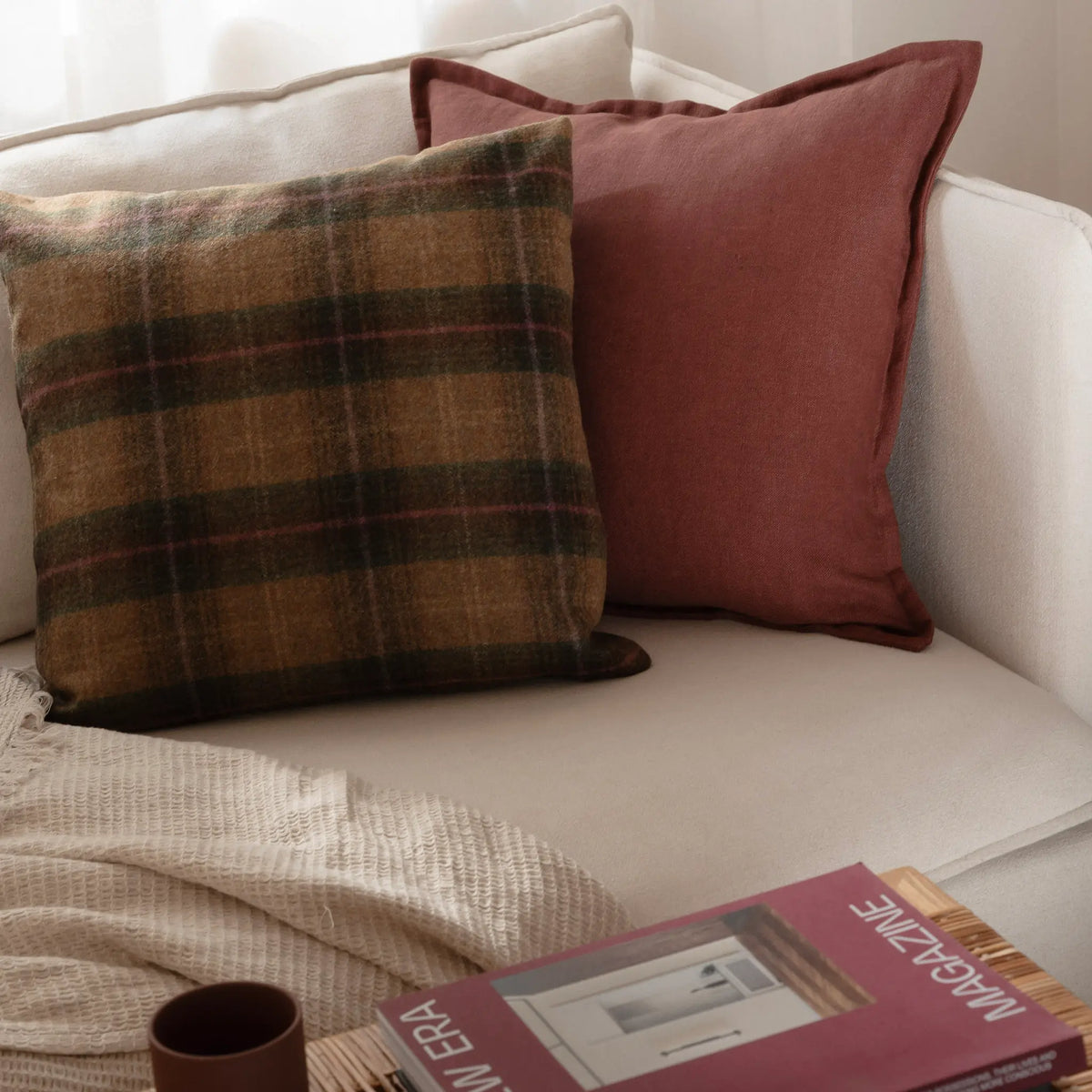 Heather Wool Cushion Cover
