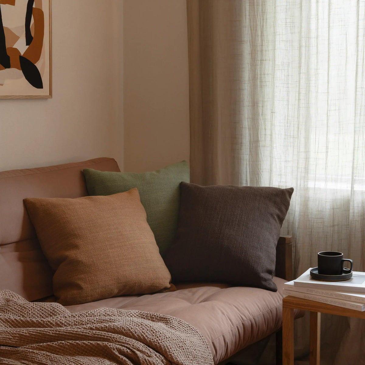 Grove Textured Cushion Cover – Sage