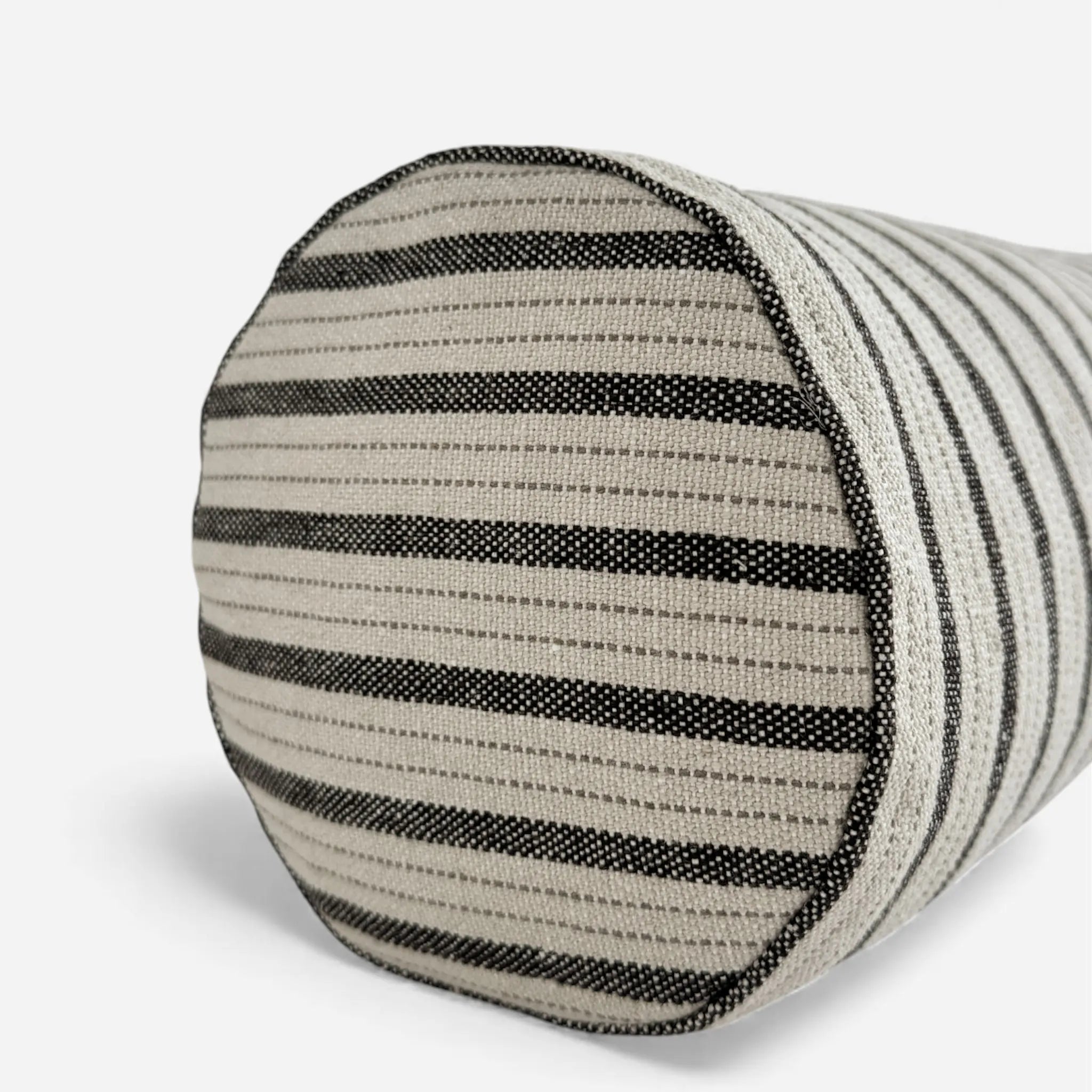 Detail view of bolster pillow