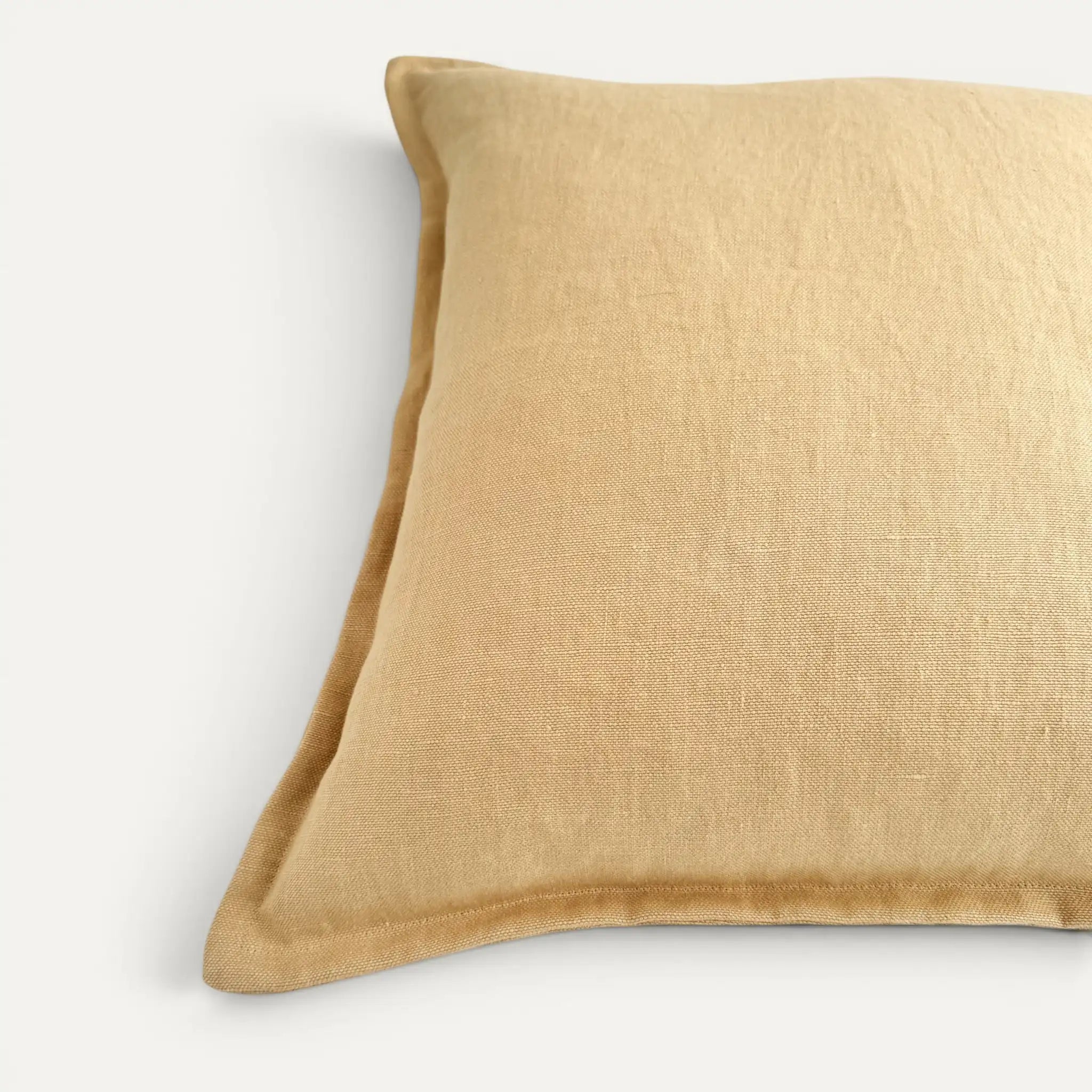 Essential Elegance Linen Cushion Cover - Butter