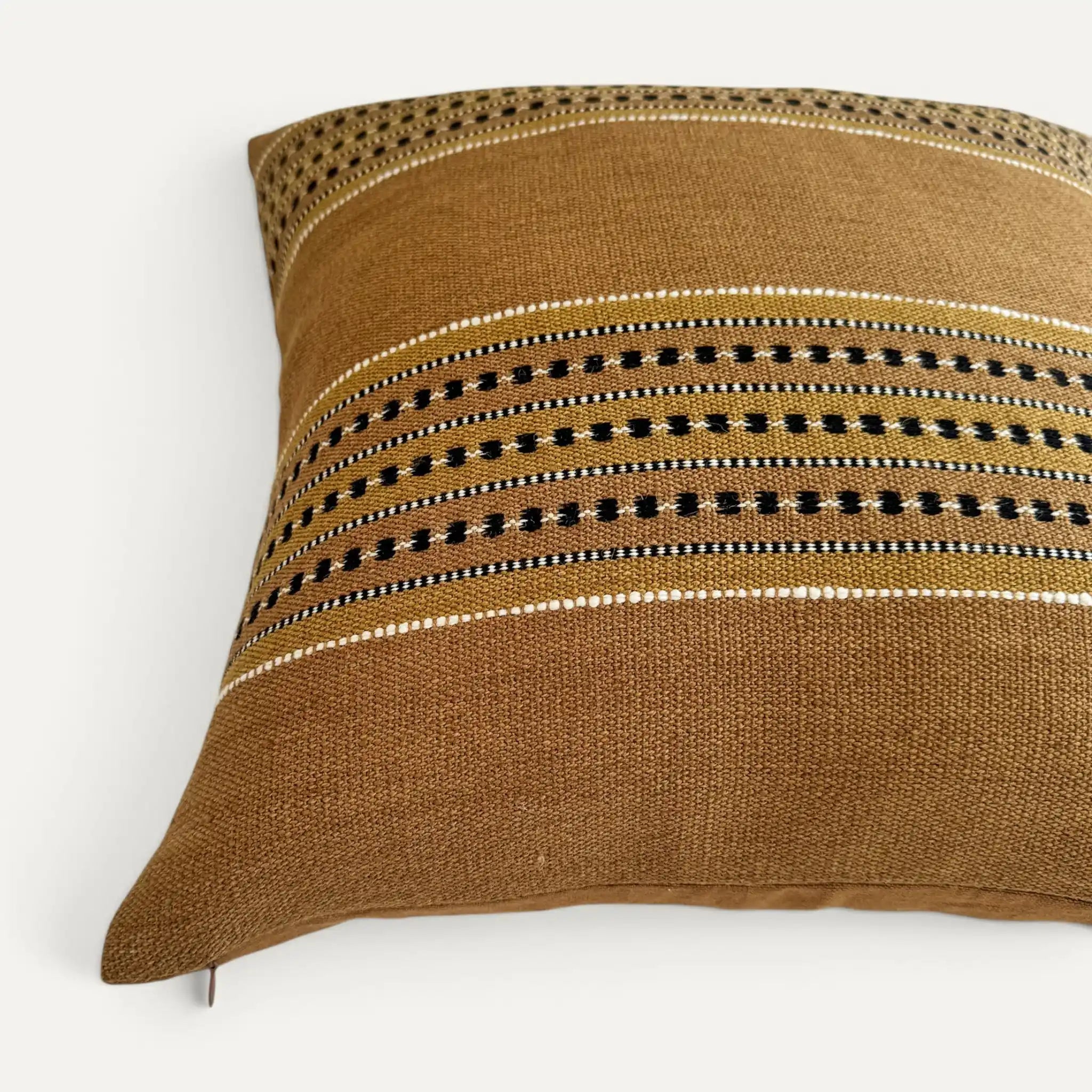 Stay Awhile Square Cushion Cover – Tan