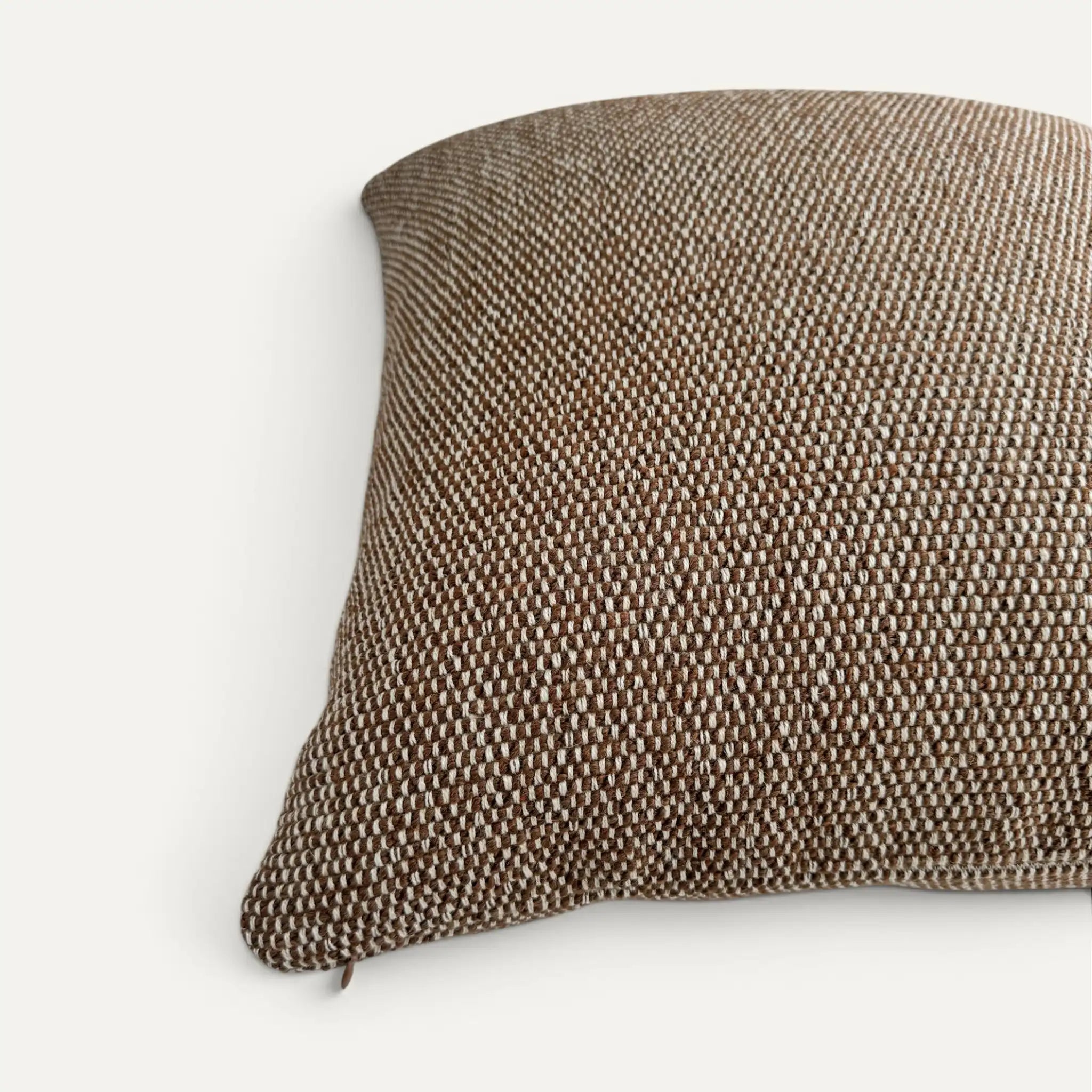 Cocoon Textured Cushion Cover – Milk Chocolate