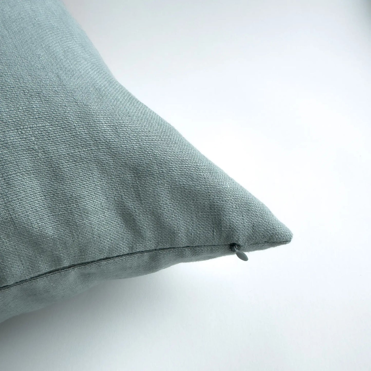 Horizon Stonewashed Linen Cushion Cover – Duck Egg
