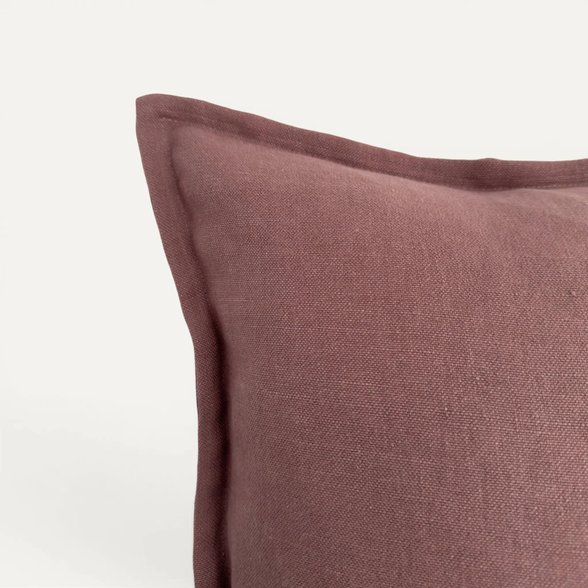 Essential Elegance Linen Cushion Cover - Mauve