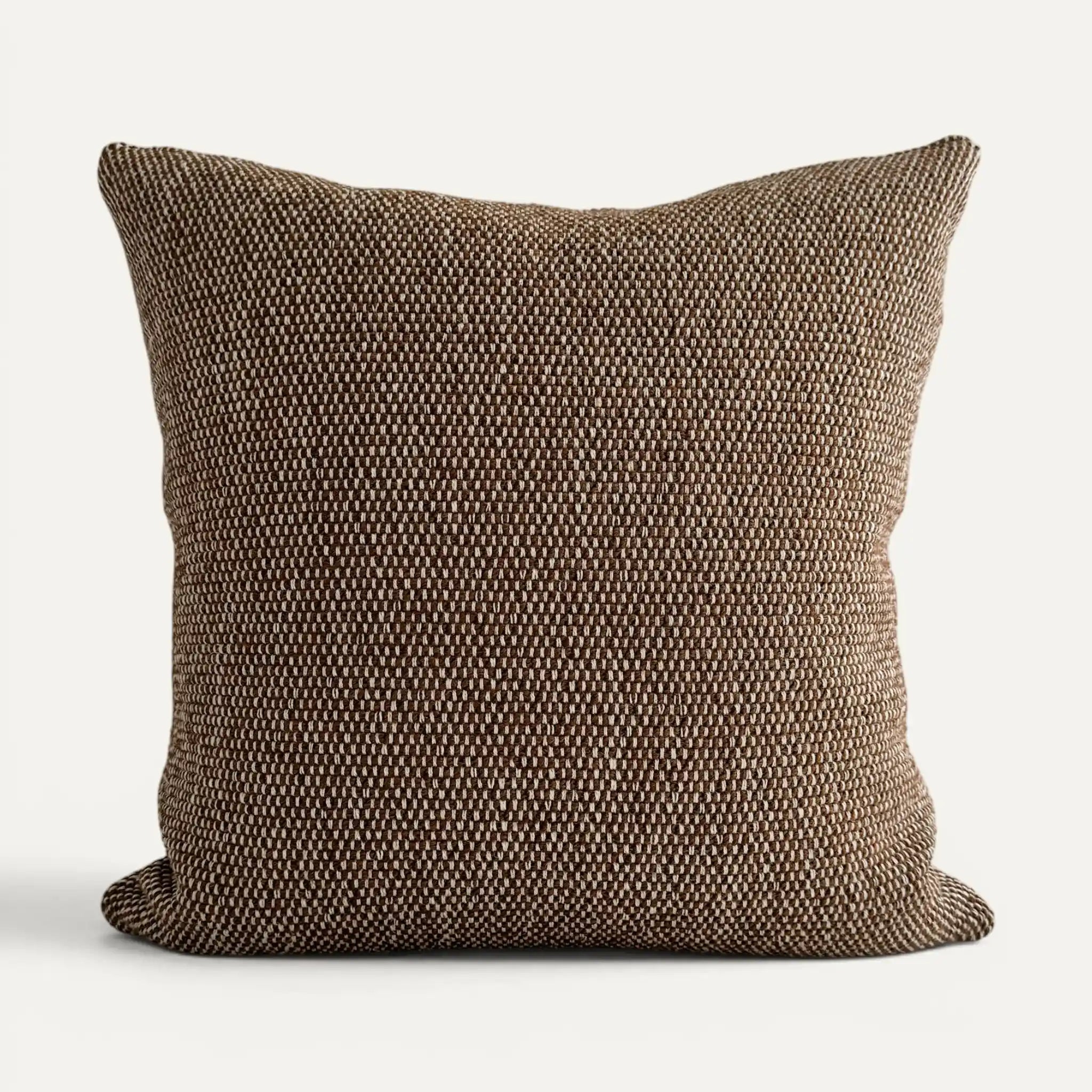 Cocoon Textured Cushion Cover – Milk Chocolate