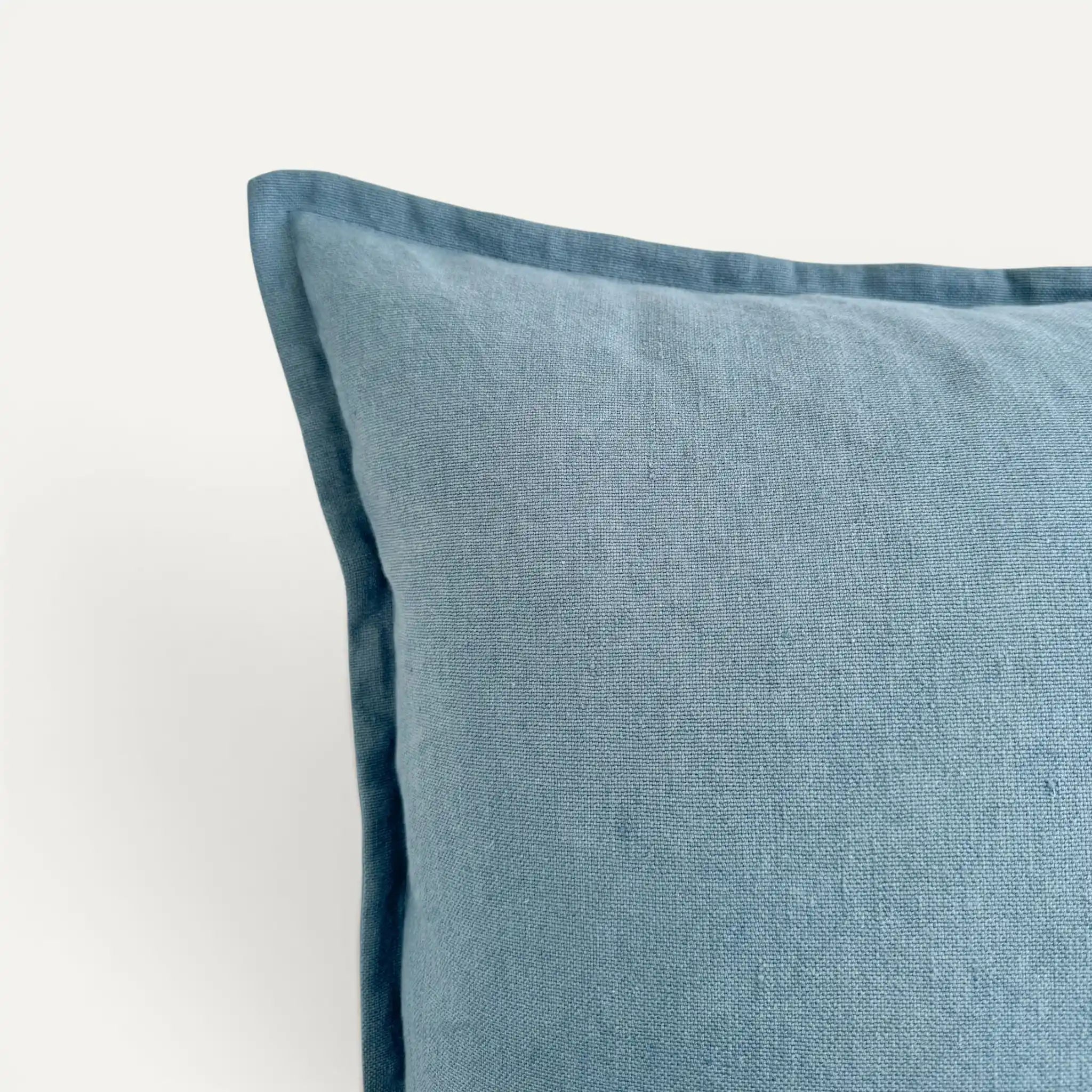 Essential Elegance Linen Cushion Cover - Sky
