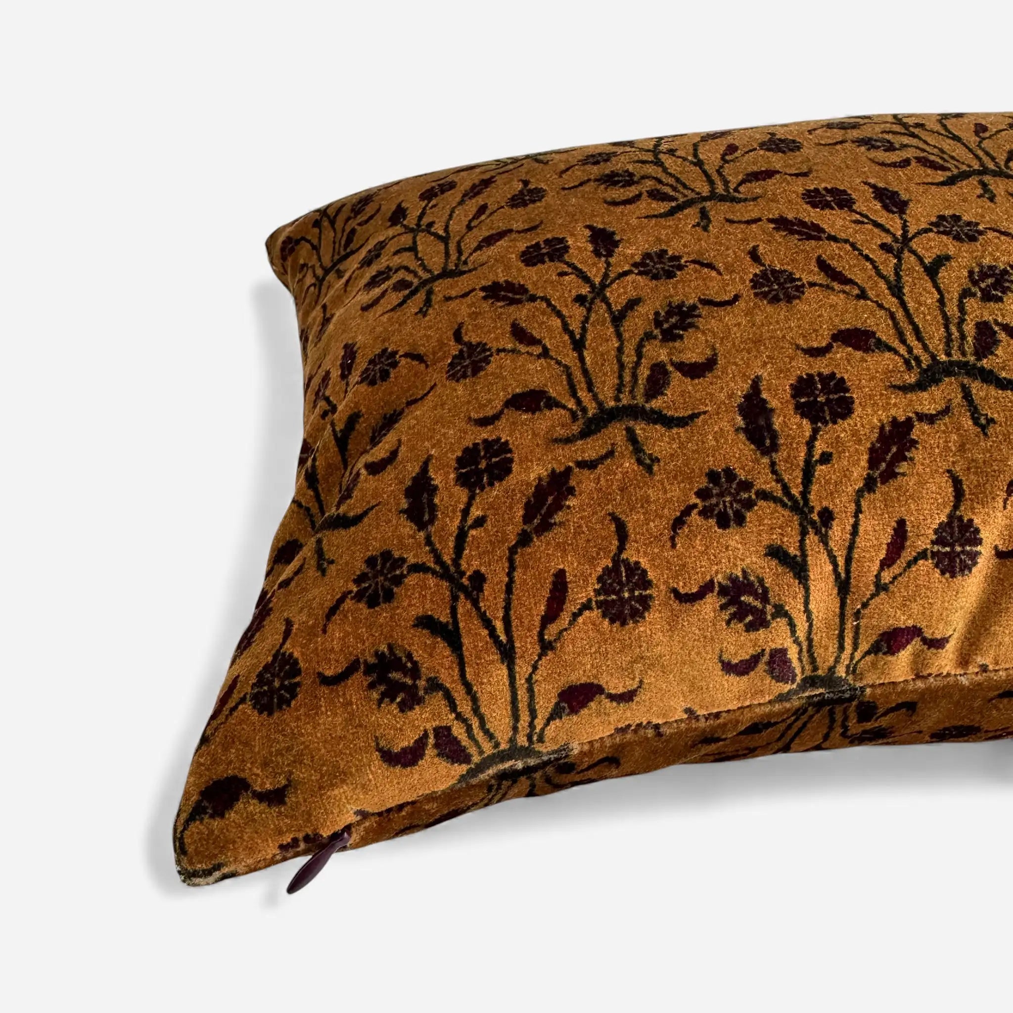 Lush Velvet Cushion Cover - Ochre