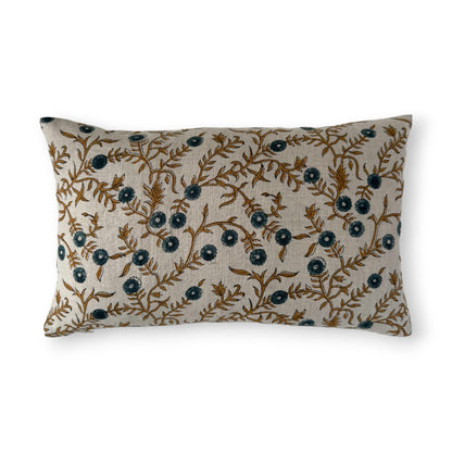 30x50 cm teal mustard cushion cover