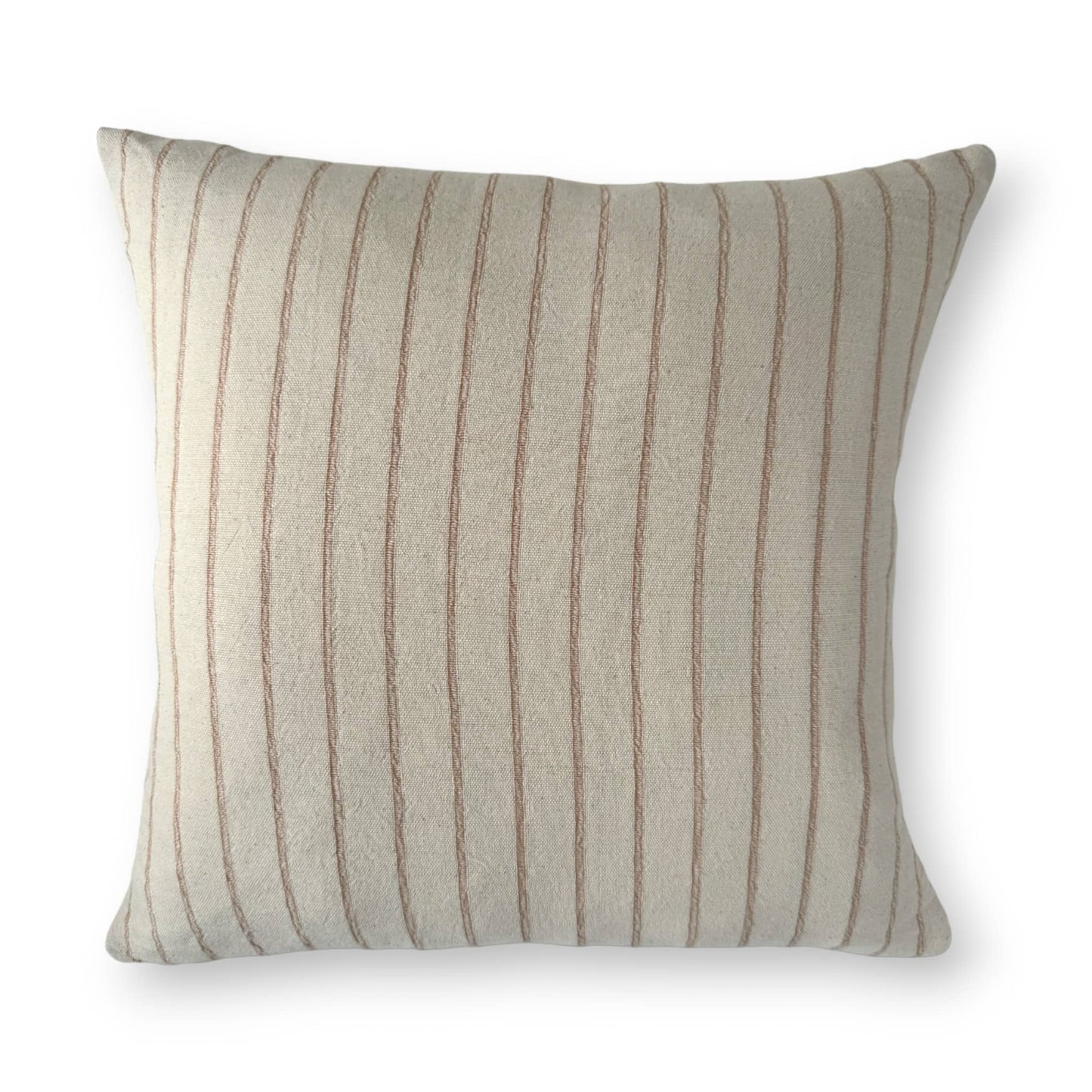 50x50 cm beige stripe cushion cover