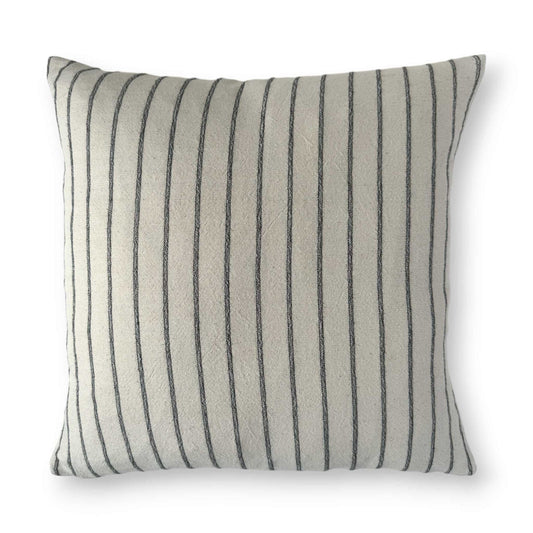 50x50 cm white black stripe cotton cushion cover