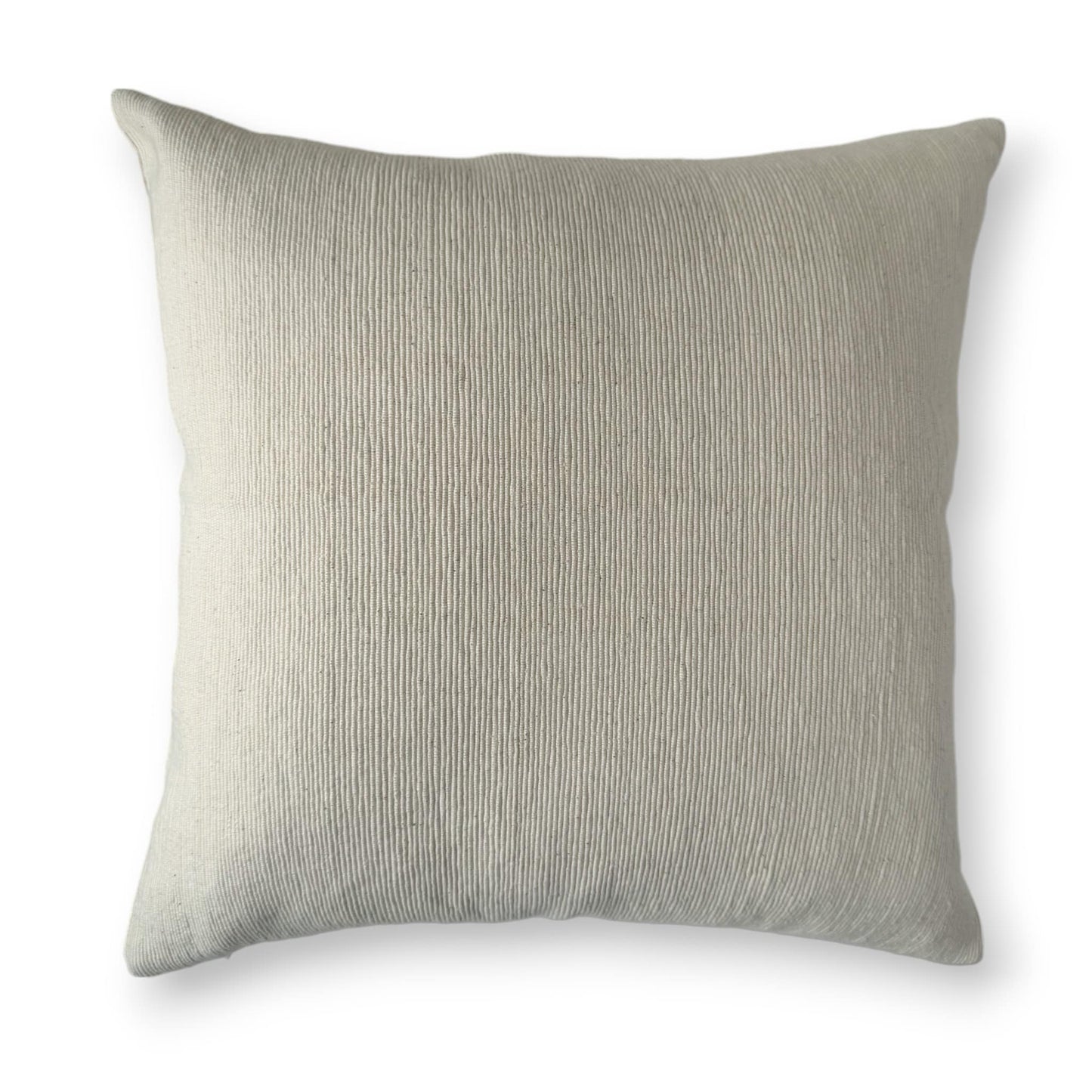 50x50 cm white textured soft cotton cushion cover