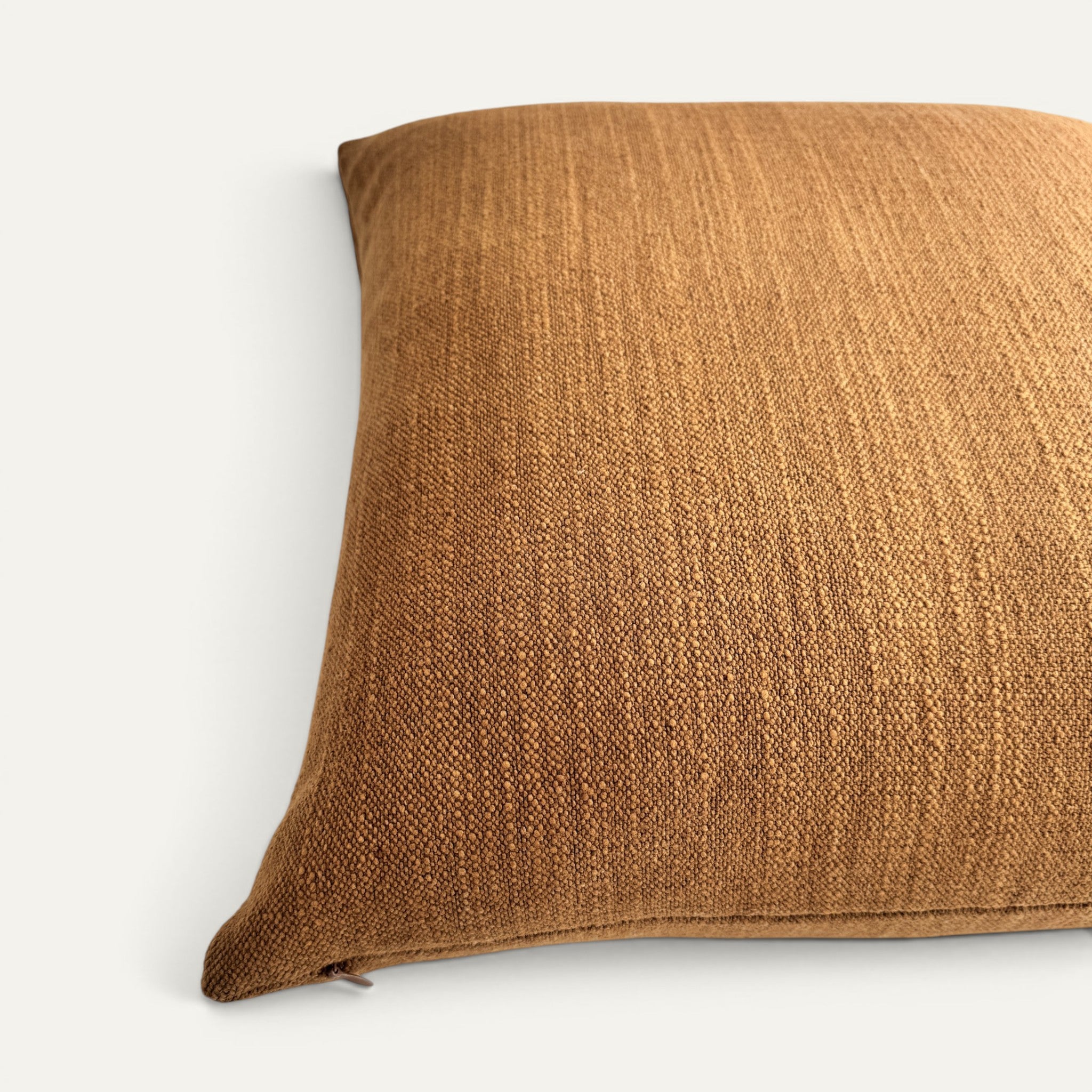 Grove Textured Cushion Cover – Cognac