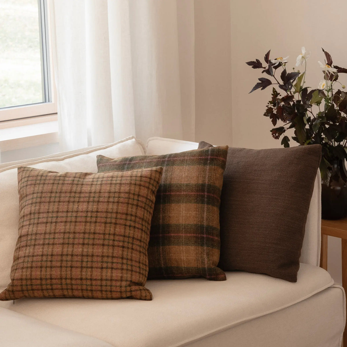Heather Wool Cushion Cover