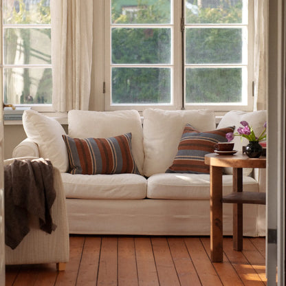 Heritage Handwoven Cushion Cover – Blue/Coco