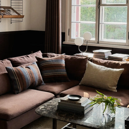 Heritage Handwoven Cushion Cover – Blue/Coco