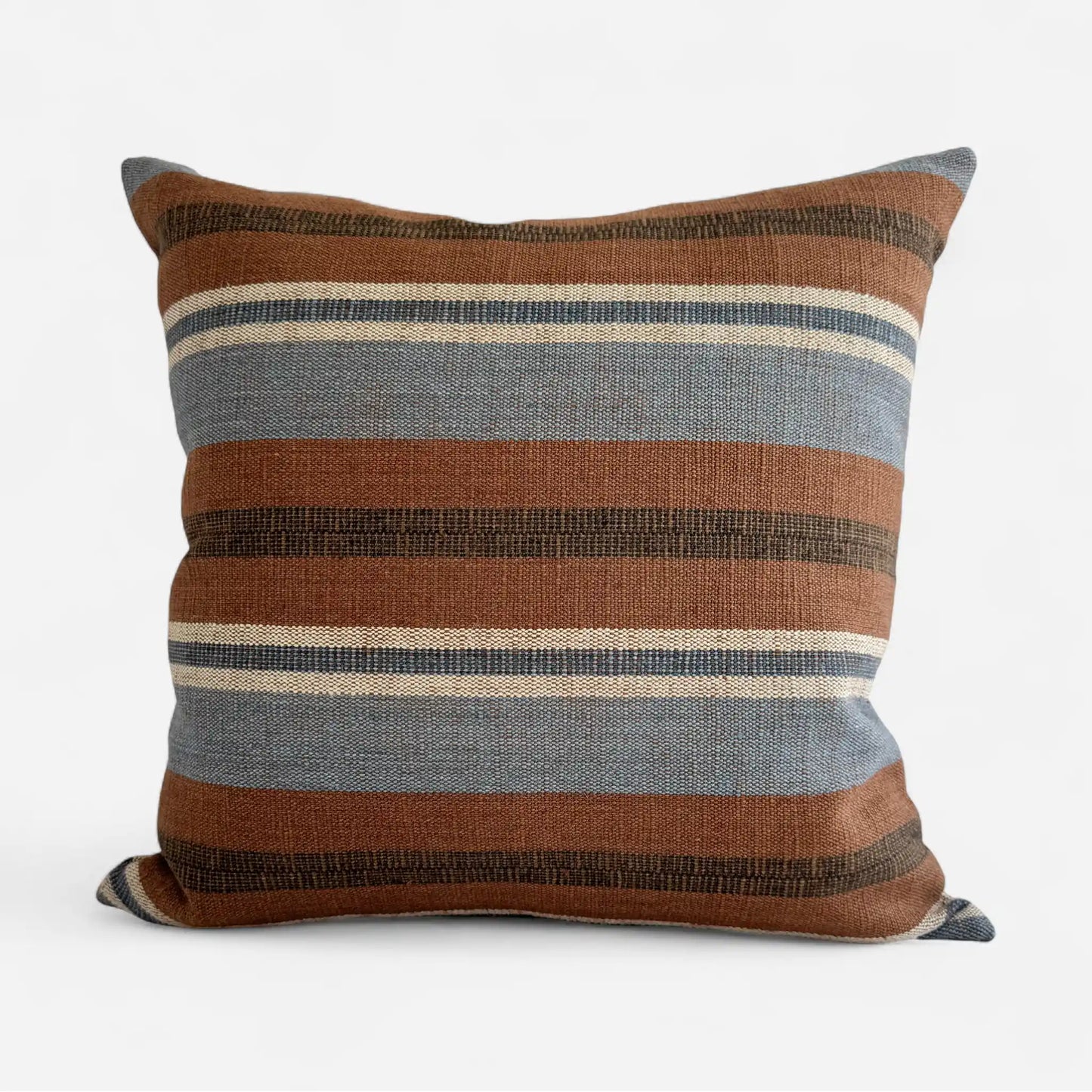Heritage Handwoven Cushion Cover – Blue/Coco