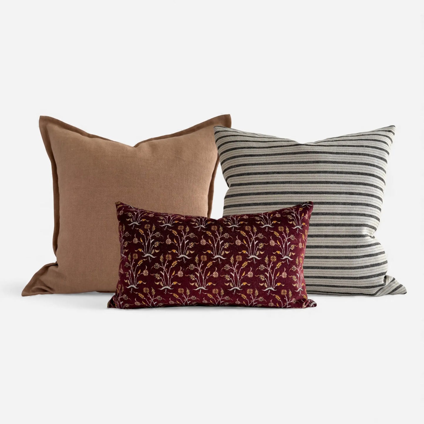 Lush Burgundy Cushion Cover Set II