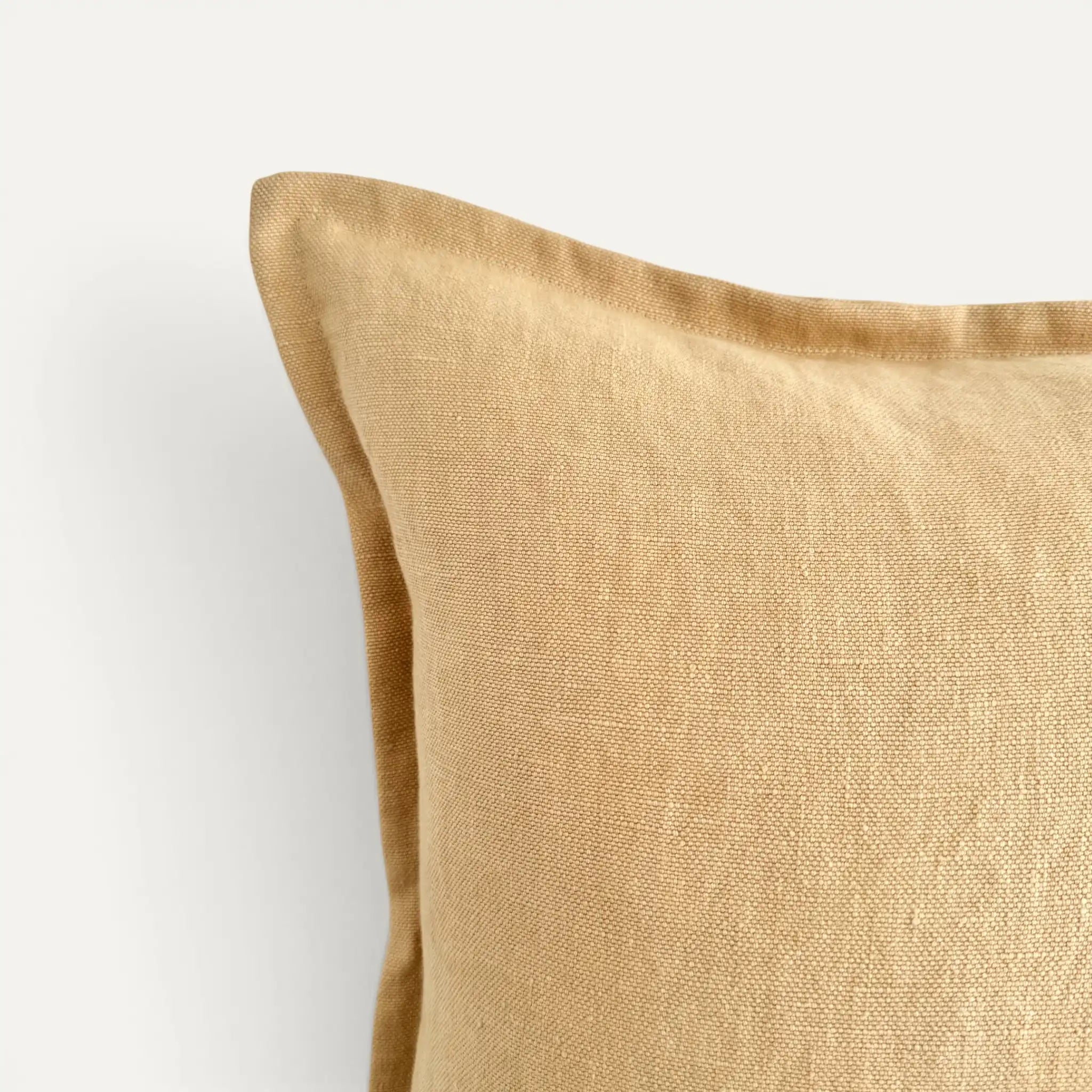 Essential Elegance Linen Cushion Cover - Butter