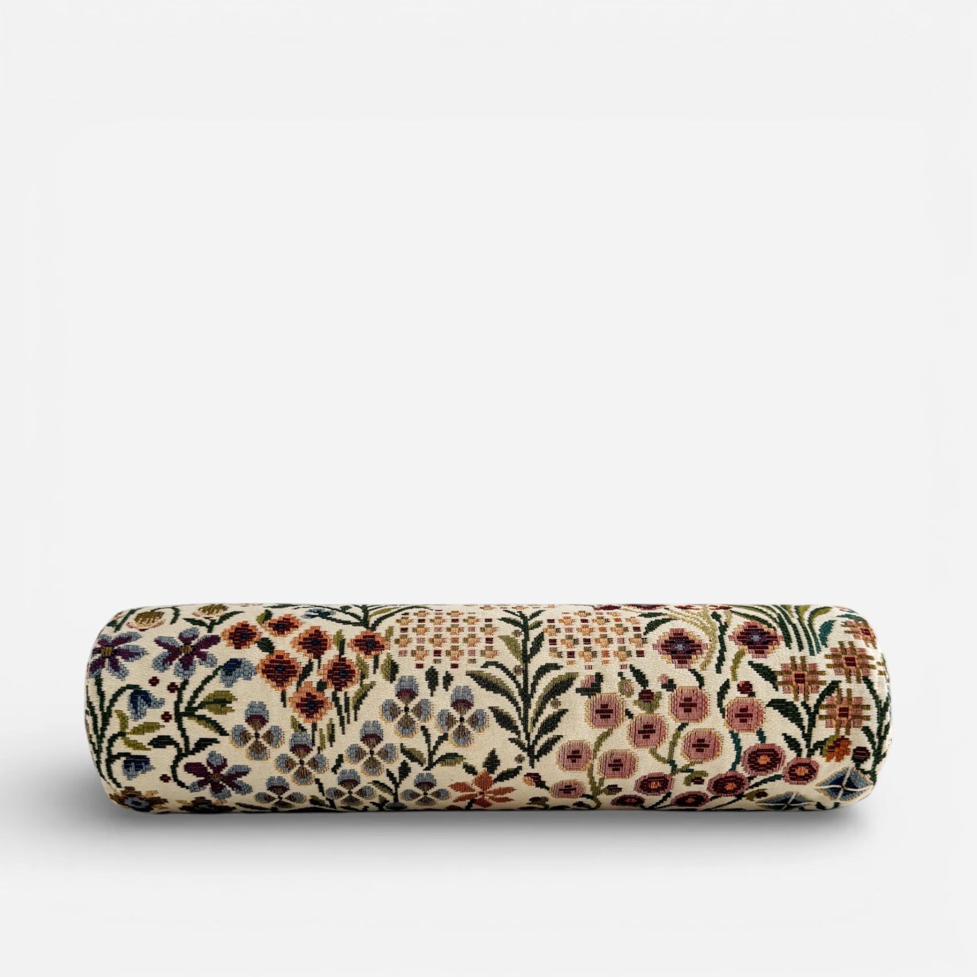 Floral bolster cushion