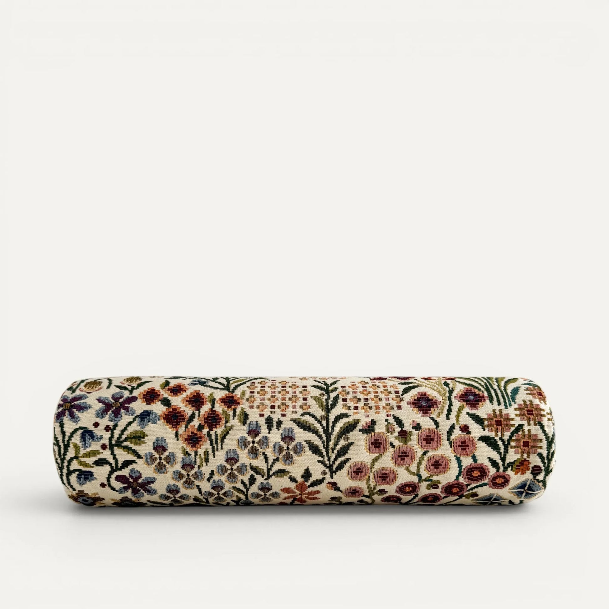 Floral bolster cushion