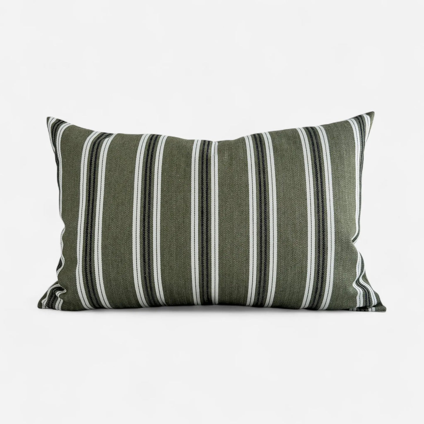 Joy of Living Striped Cushion Cover – Olive