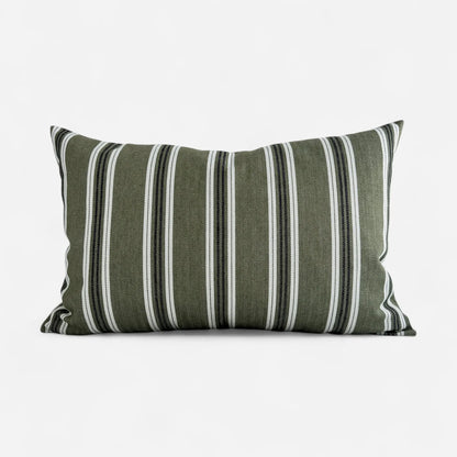Joy of Living Striped Cushion Cover – Olive