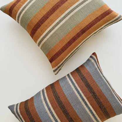 Heritage Handwoven Cushion Cover – Blue/Coco