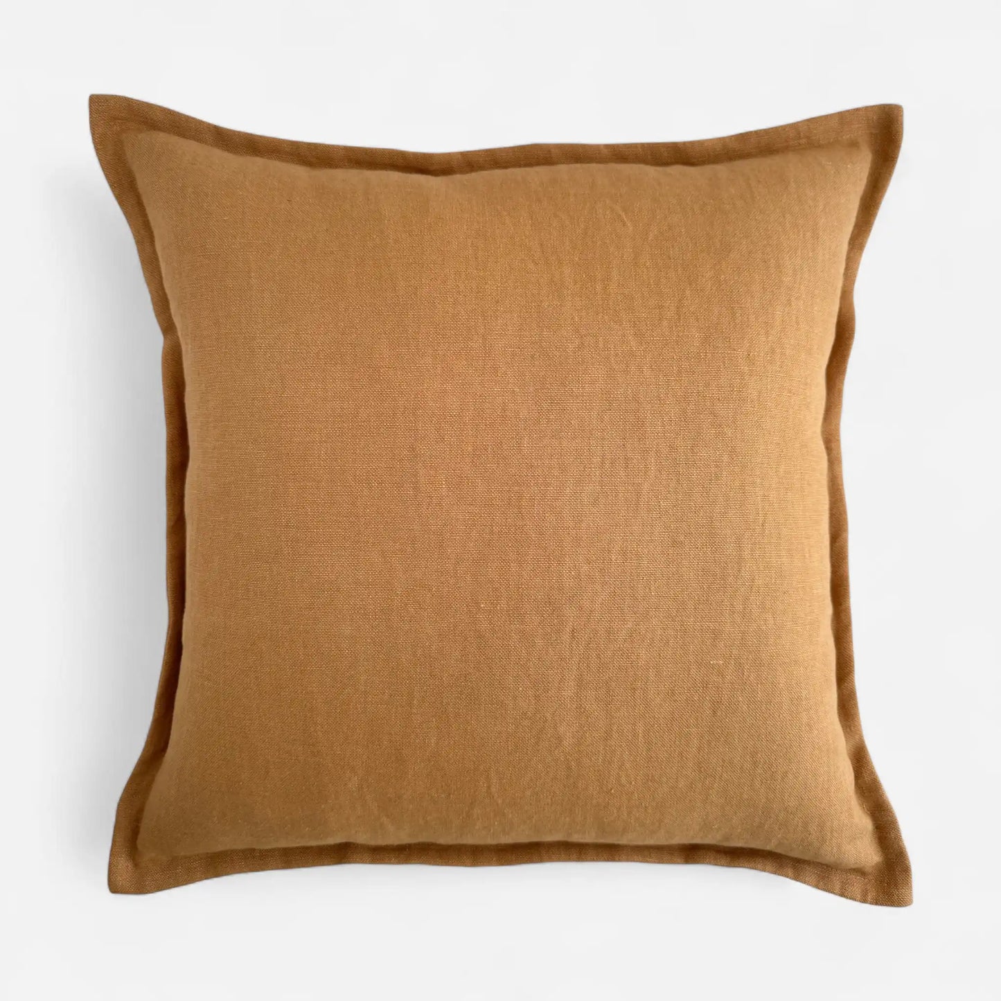 Essential Elegance Linen Cushion Cover - Caramel