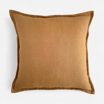 Essential Elegance Linen Cushion Cover - Caramel