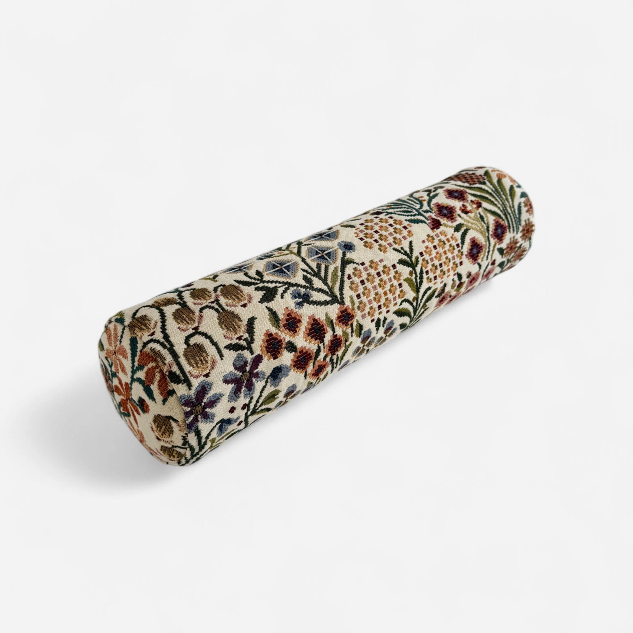 Floral bolster cushion