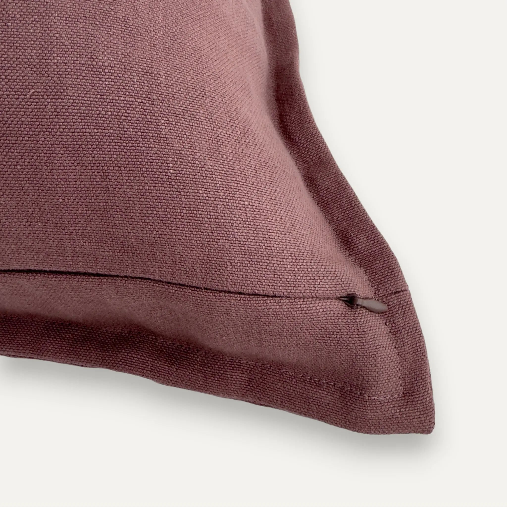 Essential Elegance Linen Cushion Cover - Mauve