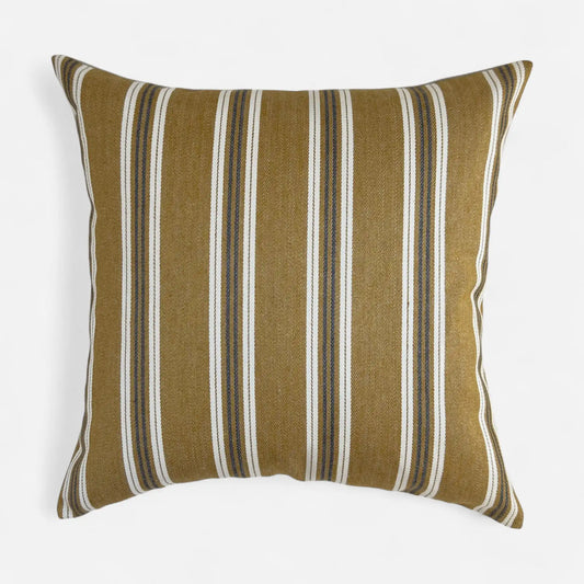 Joy of Living Striped Cushion Cover – Mustard