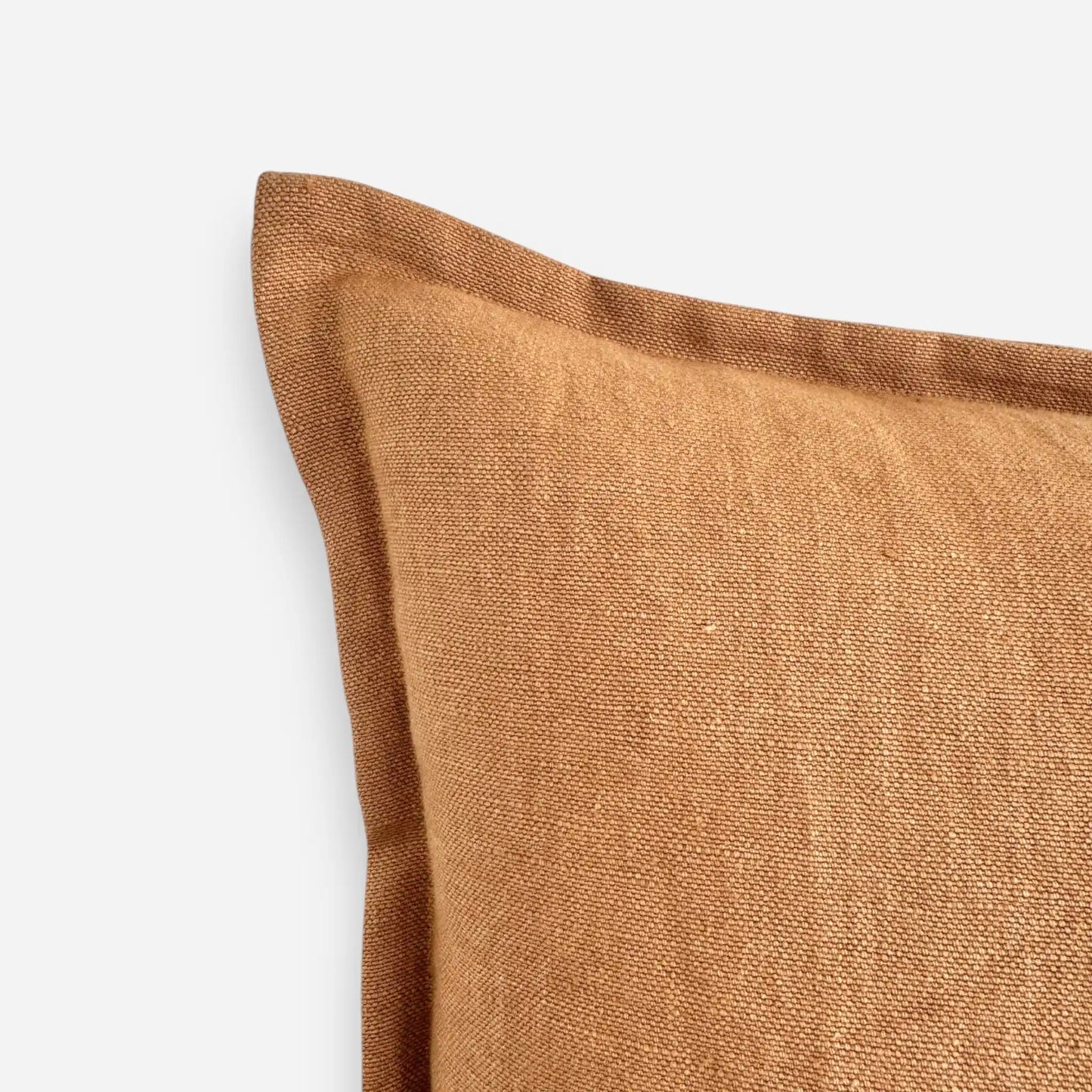 Essential Elegance Linen Cushion Cover - Caramel